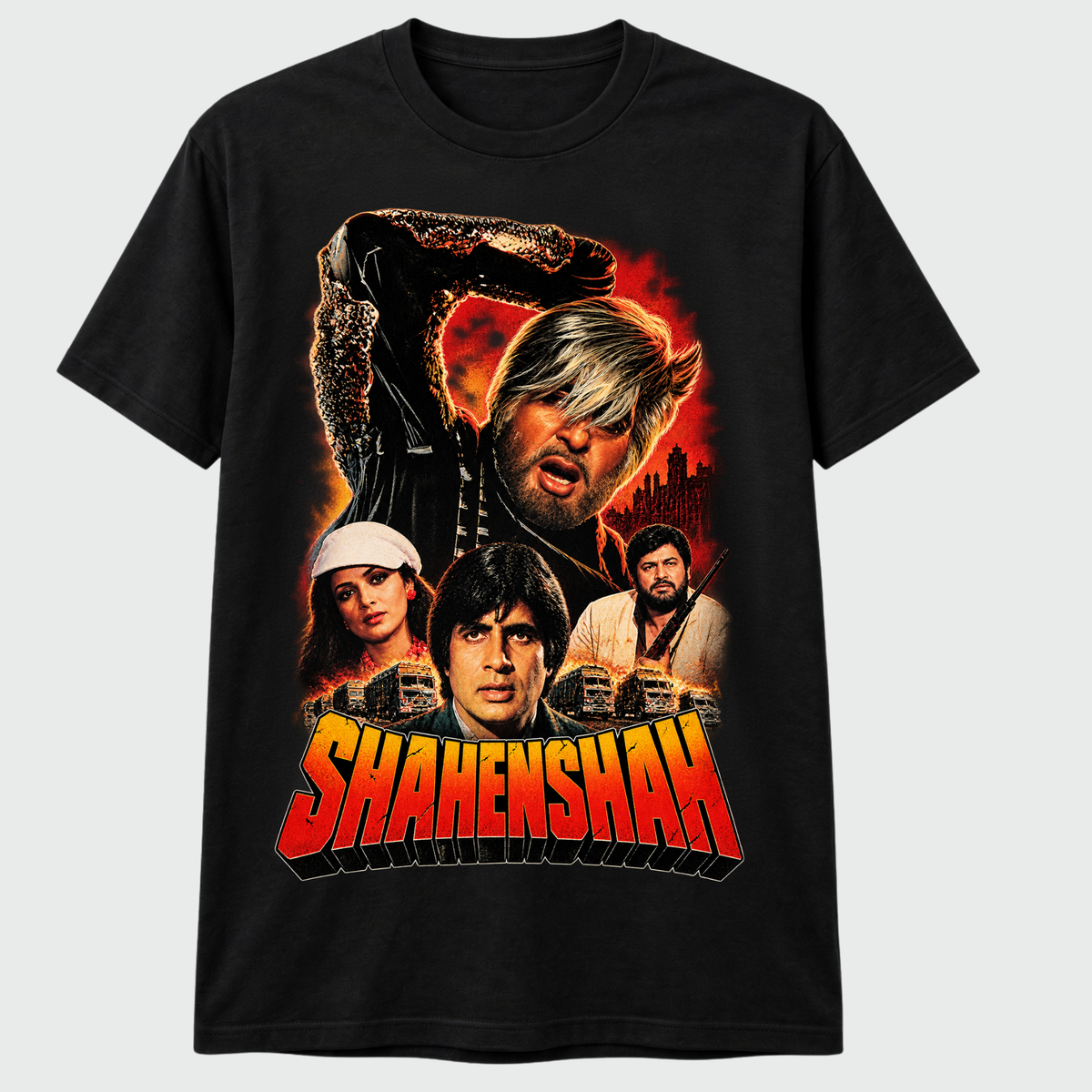 Shahenshah – Retro Bollywood Action T-Shirt