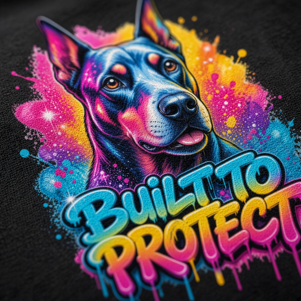 Built To Protect – Doberman Graphic T-Shirt