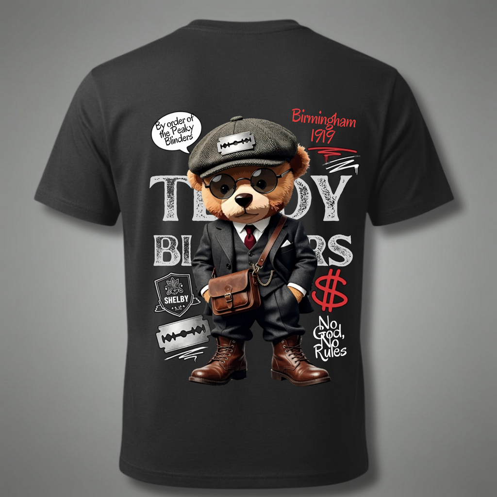 No God No Rules - Teddy Blinders Unisex T Shirt