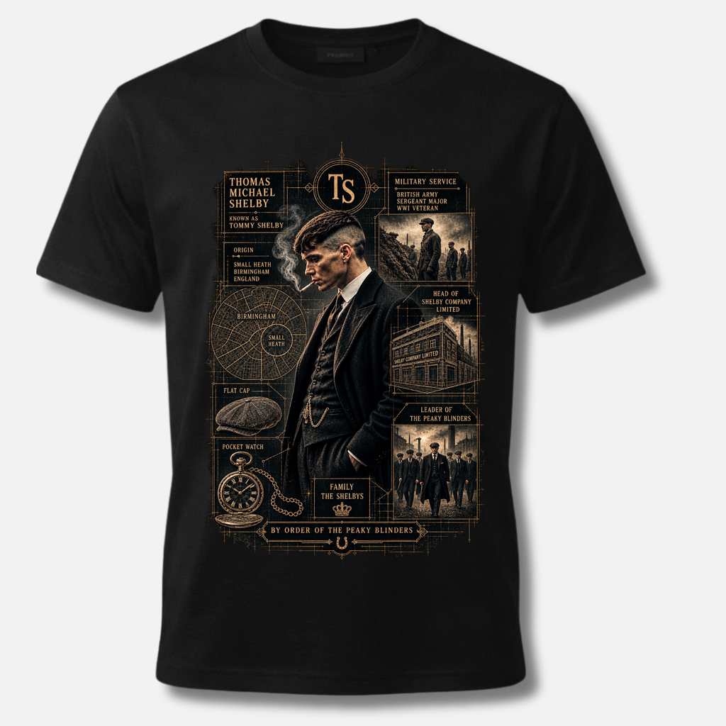 The Shelby Dossier – Birmingham Gangster T-Shirt