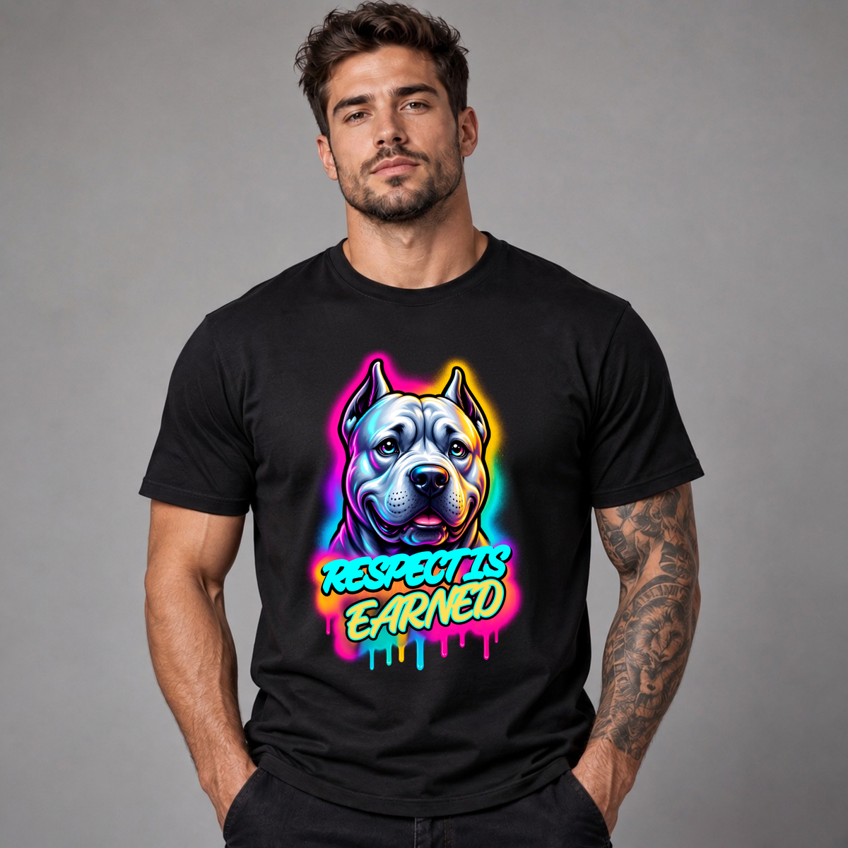 Respect Is Earned – Bully Dog Streetwear T-Shirt