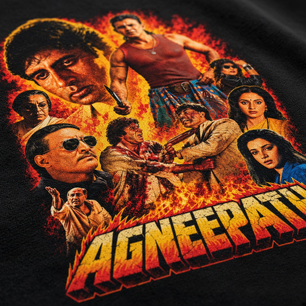 Agneepath – Retro Bollywood Crime Drama T-Shirt
