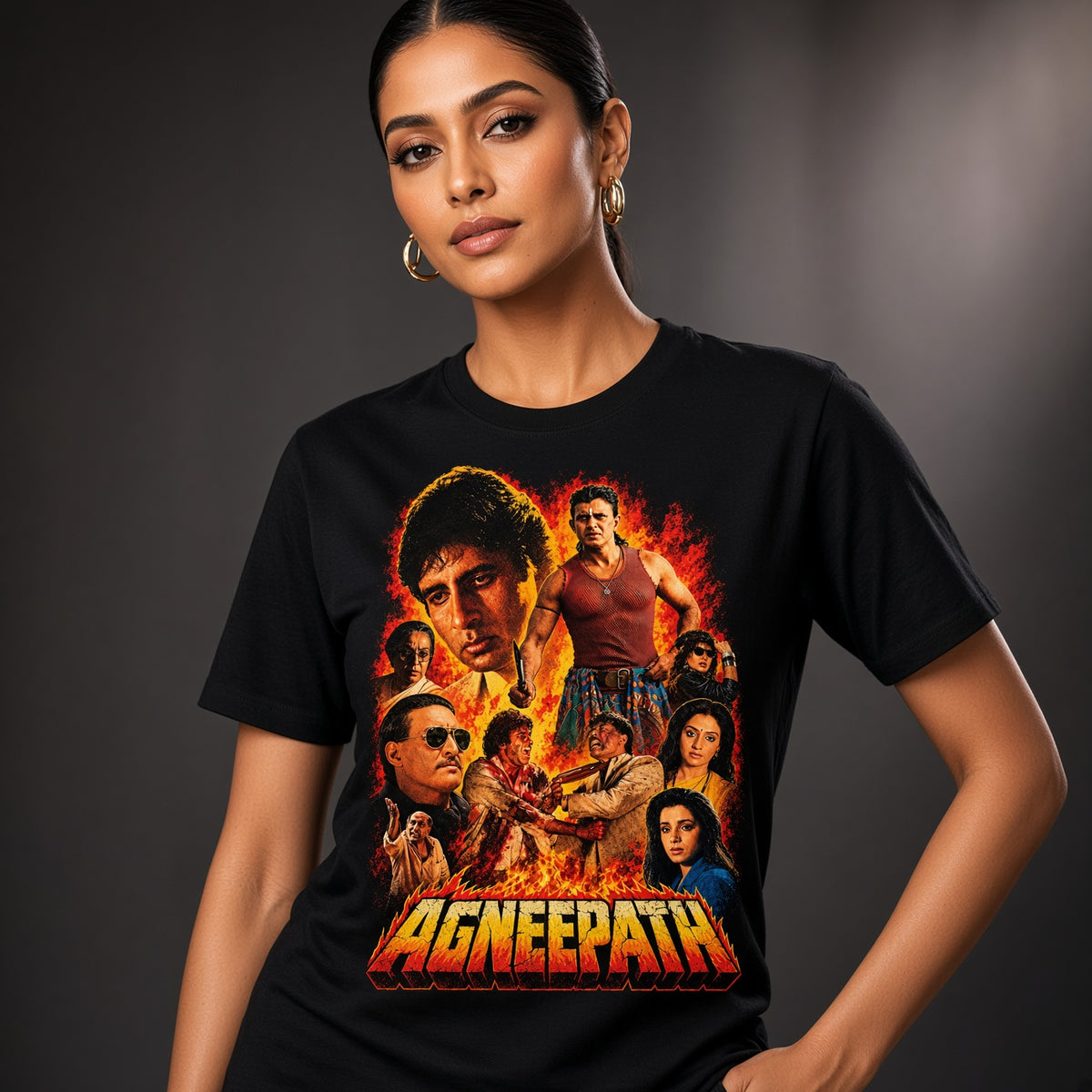 Agneepath – Retro Bollywood Crime Drama T-Shirt