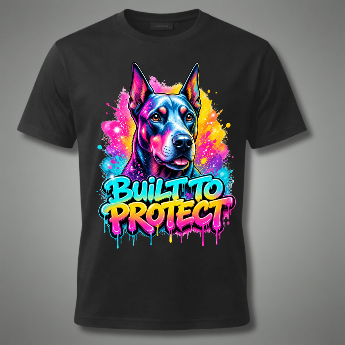 Built To Protect – Doberman Graphic T-Shirt