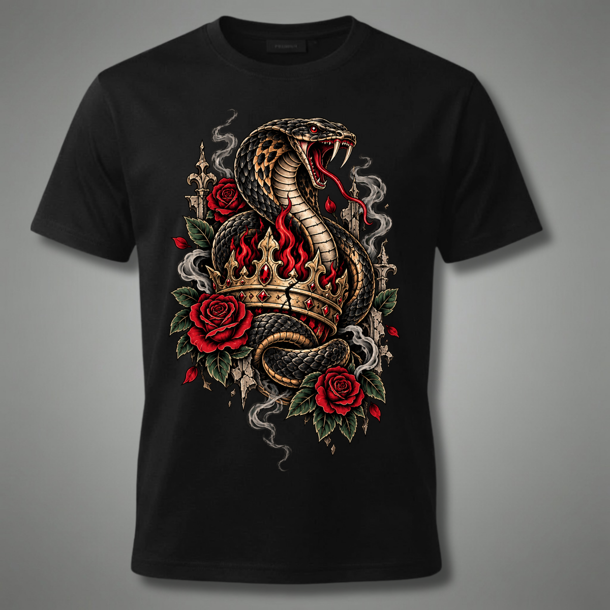 Venom Crown – Gothic Cobra T-Shirt
