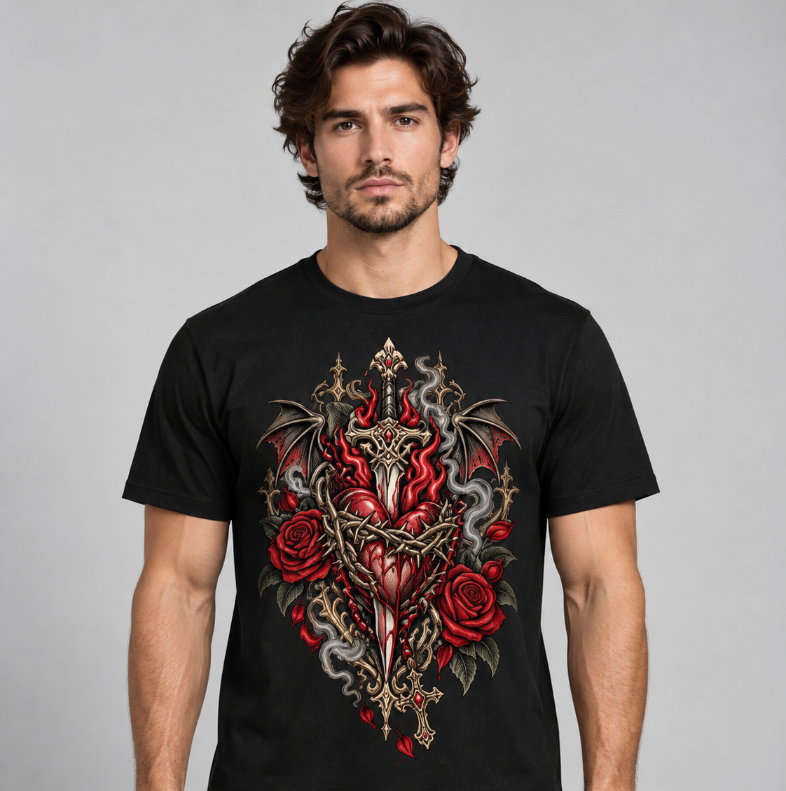 Relic Heart – Gothic Sacred Heart T-Shirt