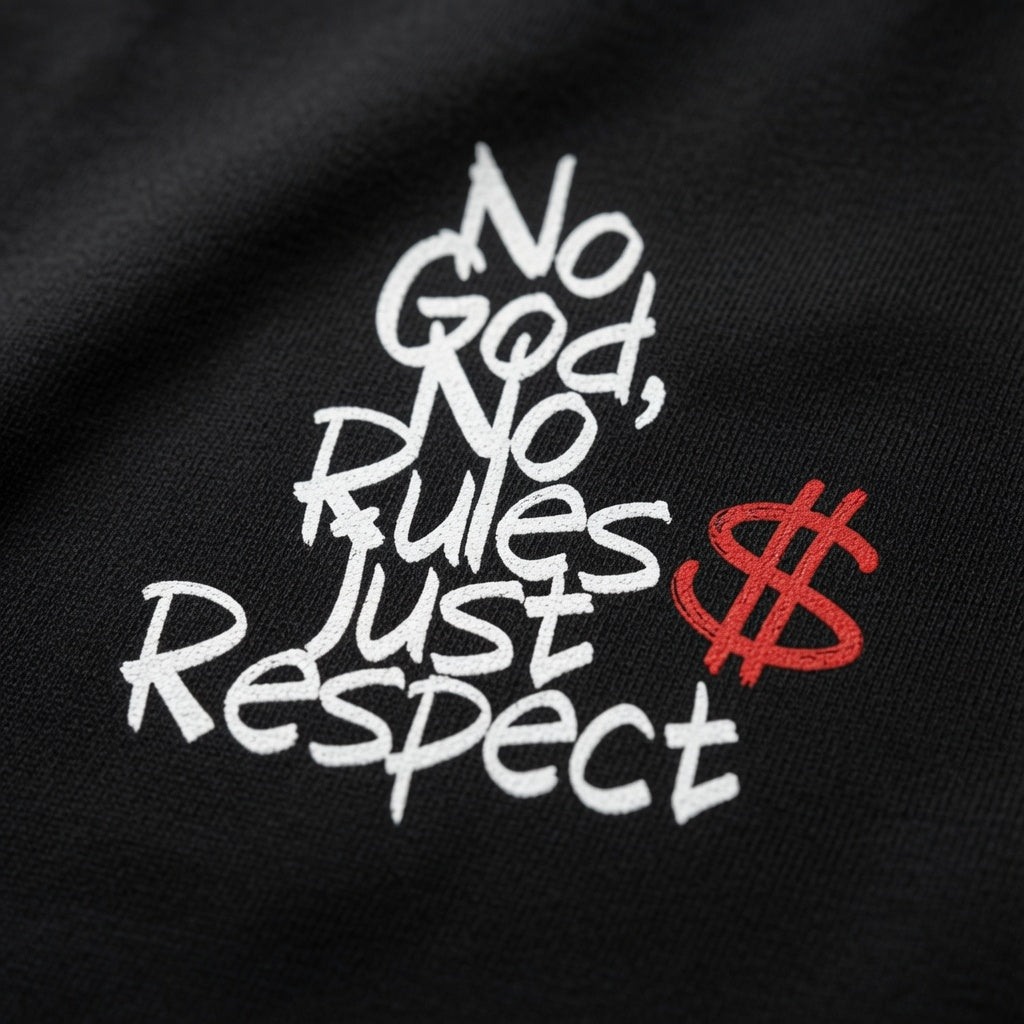 No God No Rules - Teddy Blinders Unisex Hoodie